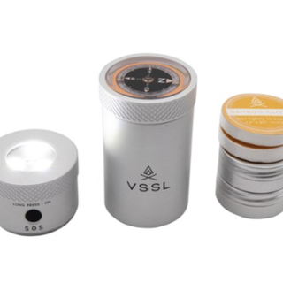 VSSL Mini Cache Lite - LED Flashlight and Emergency Survival Kit