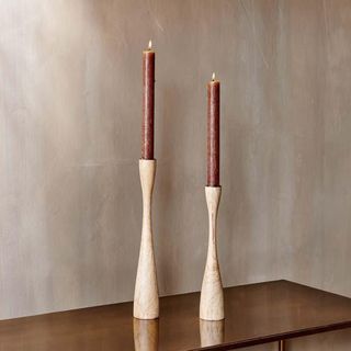 Himba Mango Wood Candlestick