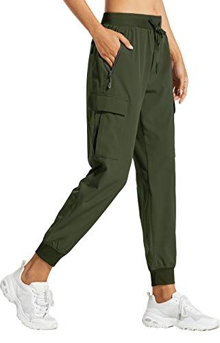 womens joggers with side pockets