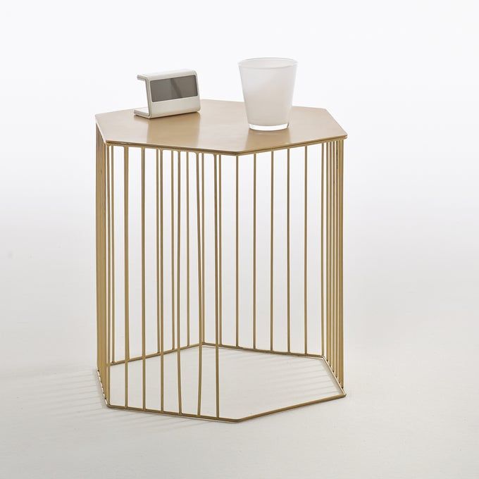 Topim Metal Wire Bedside Table