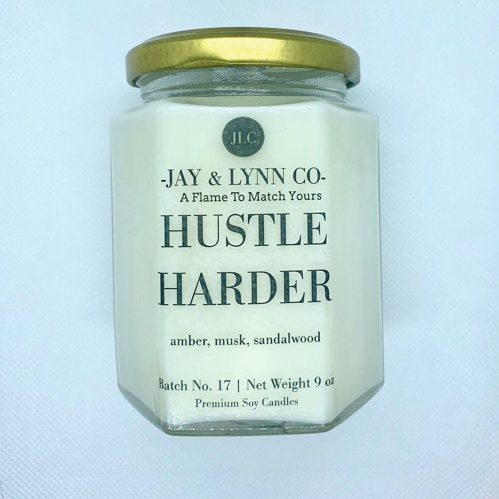 Hustle Harder Premium Soy Candle