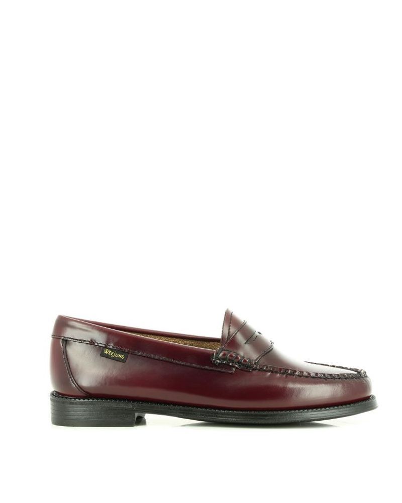 Easy Weejuns Penny Loafers Wine Leather