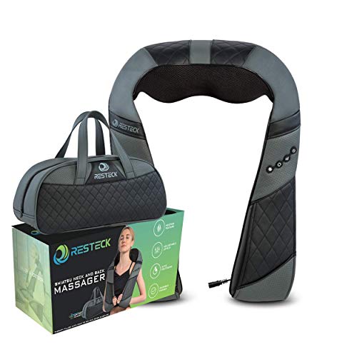 InvoSpa JC-668 Shiatsu Back shoulder and Neck Massager With Heat - Black  for sale online