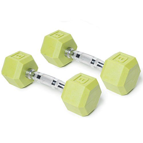 Color Coated Hex Dumbbell, 8-Pound