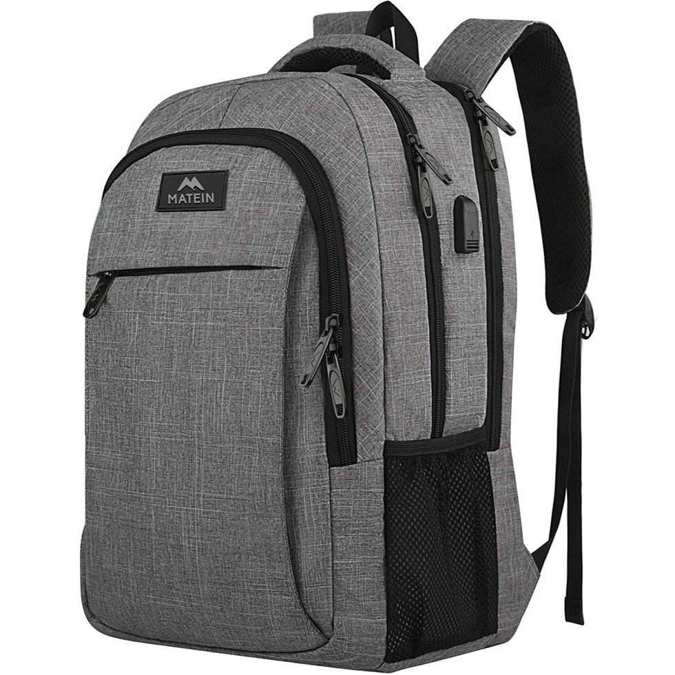 Lilac 17 inch Laptop Travel Backpack W-Shoe Storage in Waterproof Nylon W-Trolley Sleeve | Hiking Backpack W-Many Pockets Unisex| Filinapo