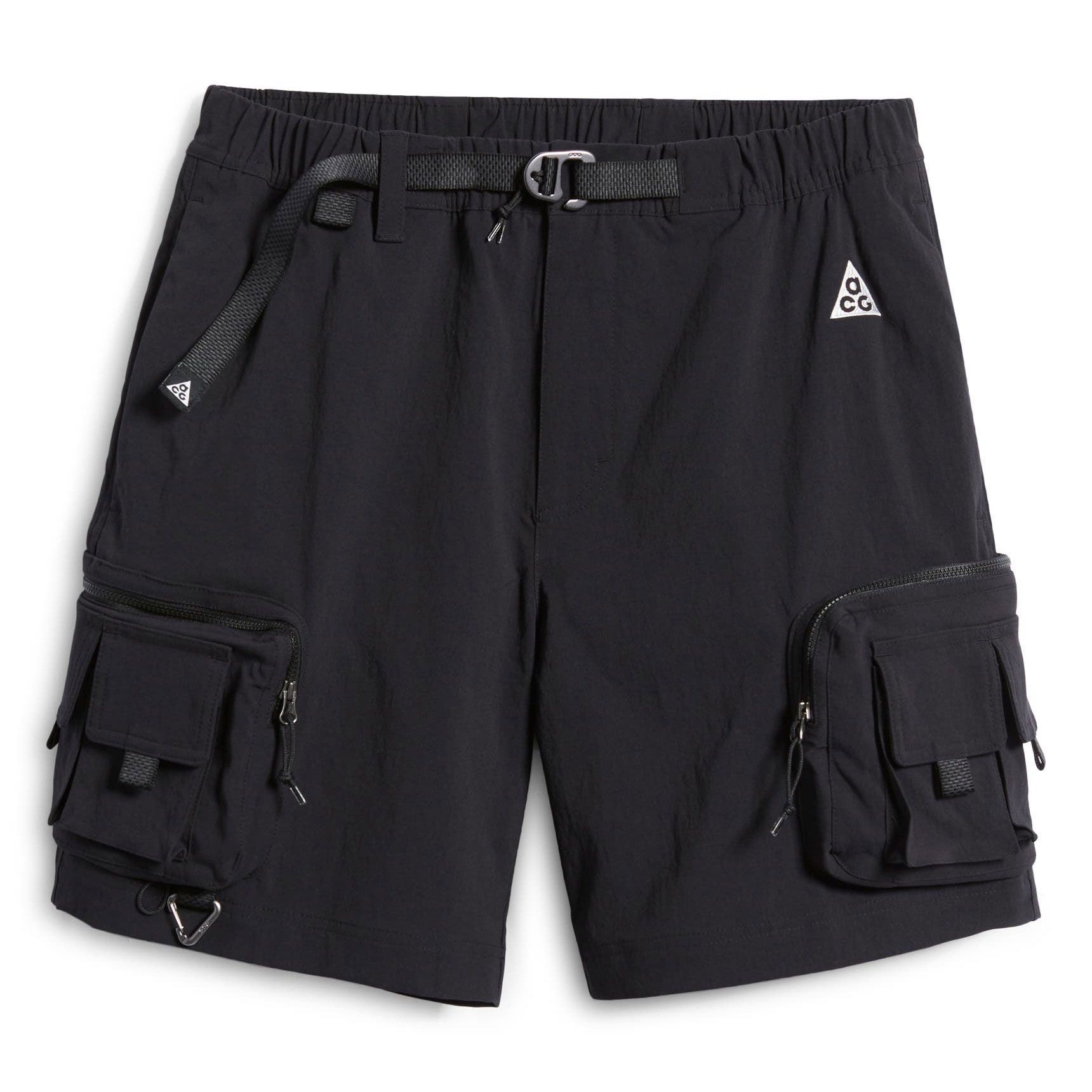 nike lightweight utility cargo shorts in black