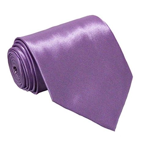 Satin Purple Necktie