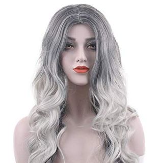 Silver Grey Costume Wig