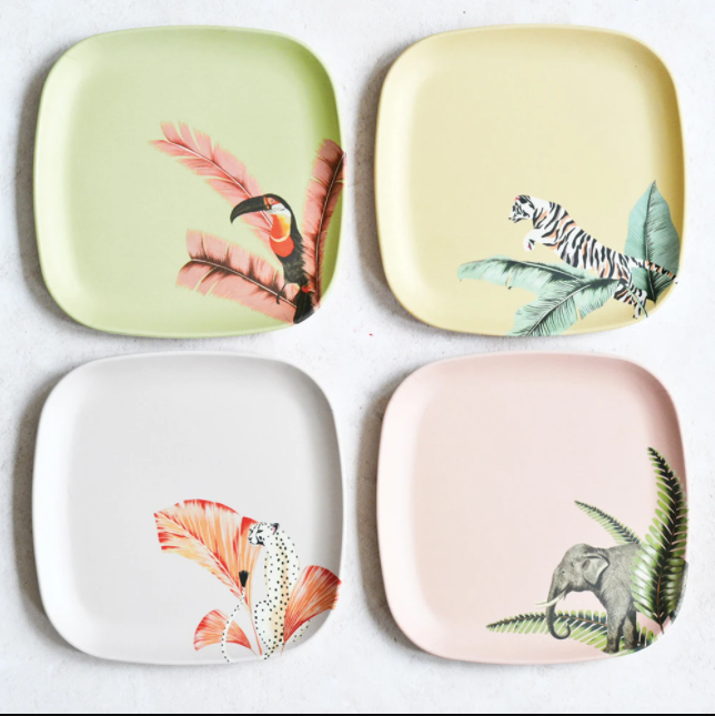 Bamboo picnic plates