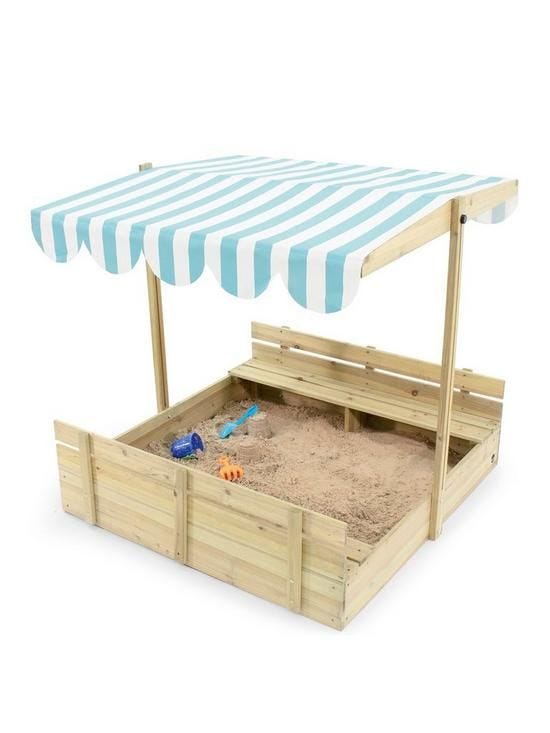Plum Sandpit with Adjustable canopy