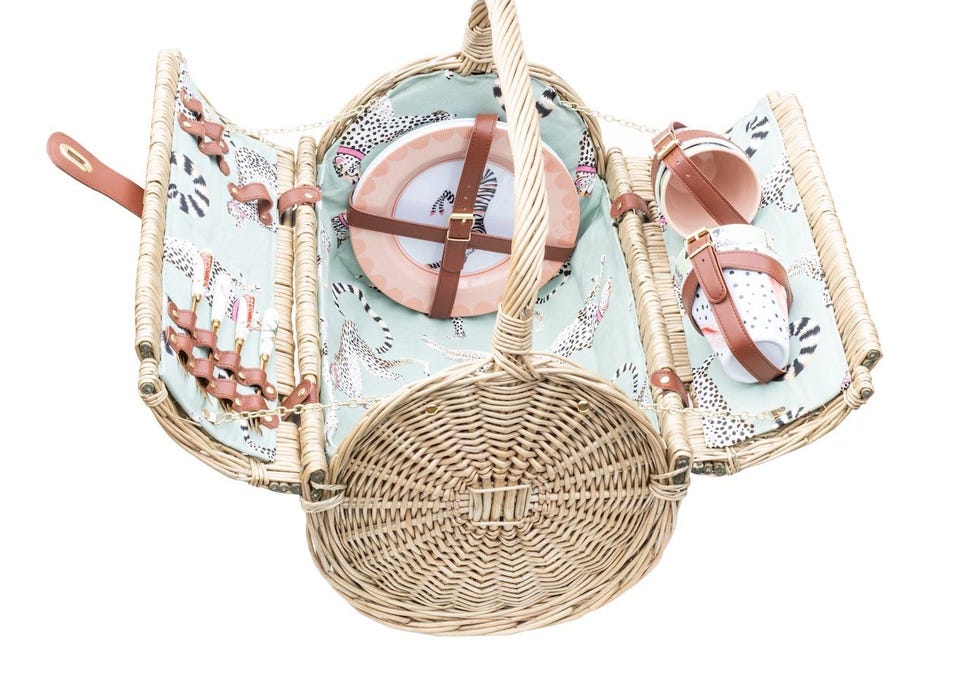 Yvonne Ellen Willow Wicker Filled Picnic Hamper
