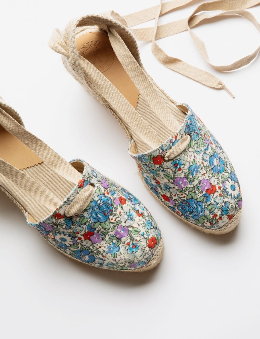 Valenciana mini floral espadrille