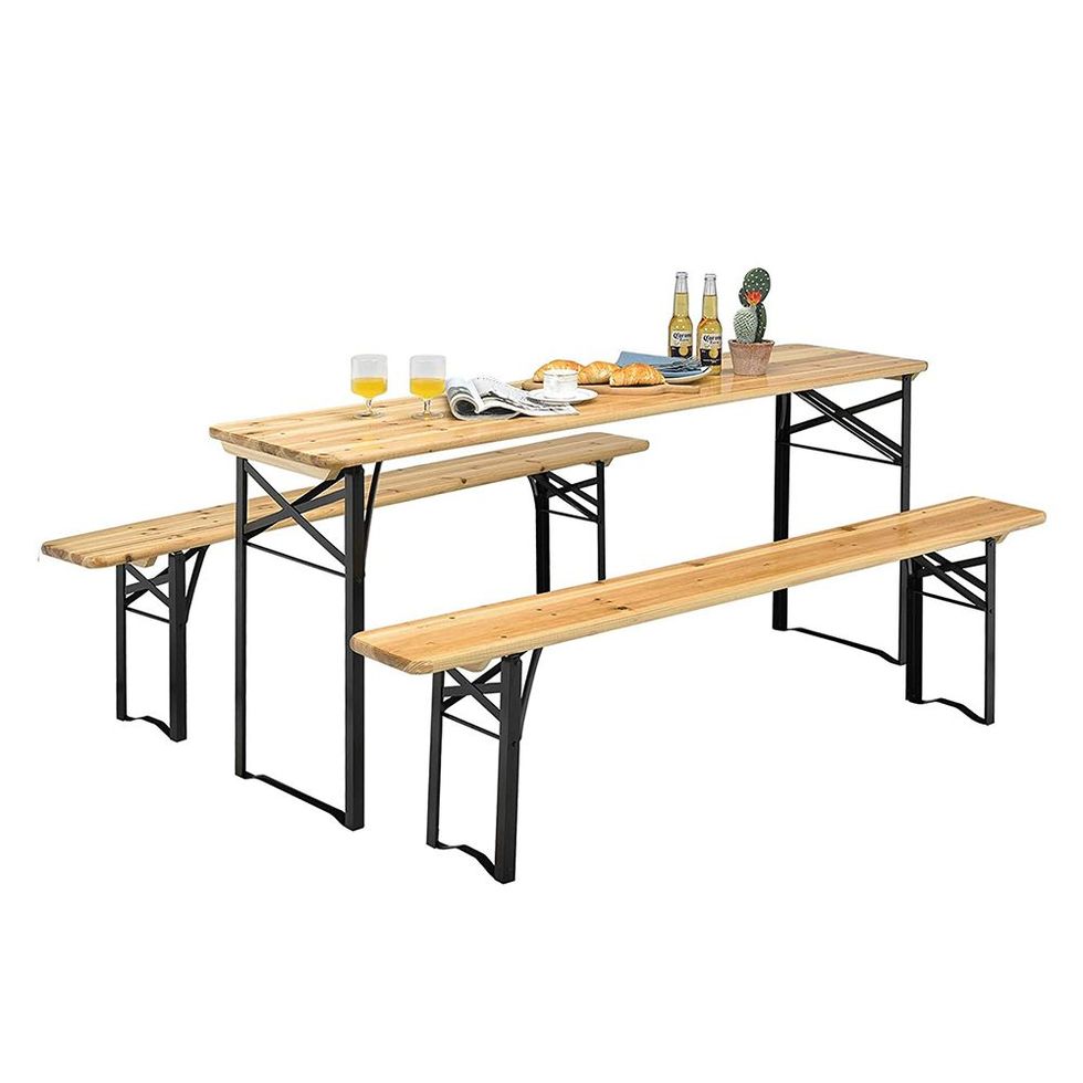 Folding Picnic Beer Table