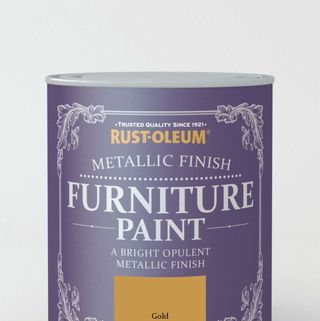 Rust-Oleum Gold Metallic Finish Furniture Paint