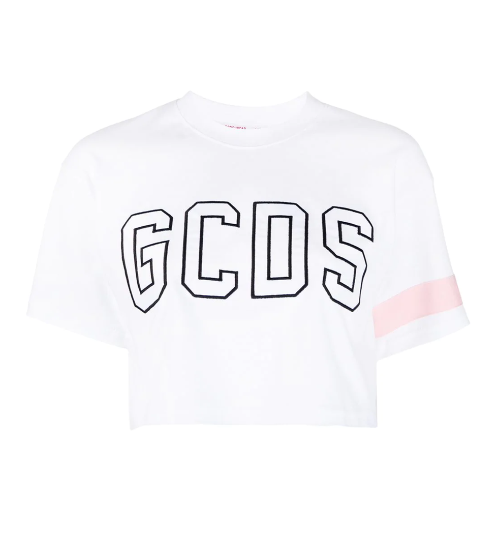 短版上衣推薦#13：Gcds Logo短版T
