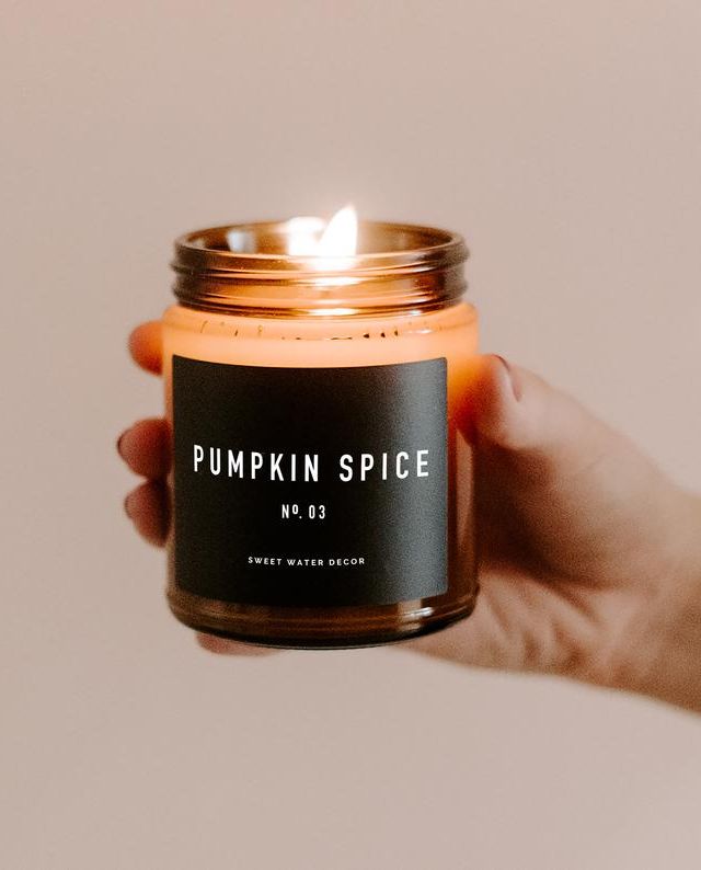 sweetwaterdecor Pumpkin Spice Amber Jar Candle