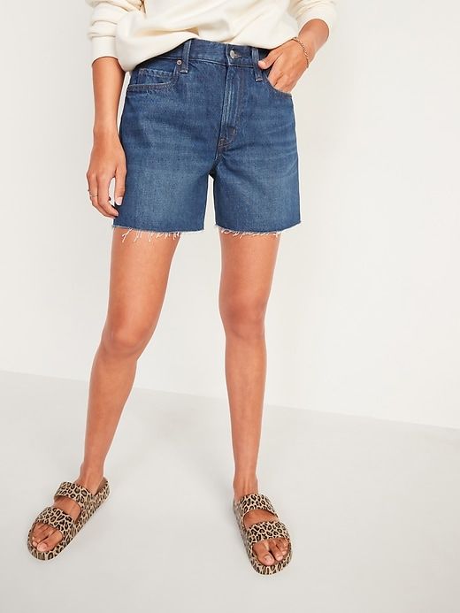 old navy denim shorts