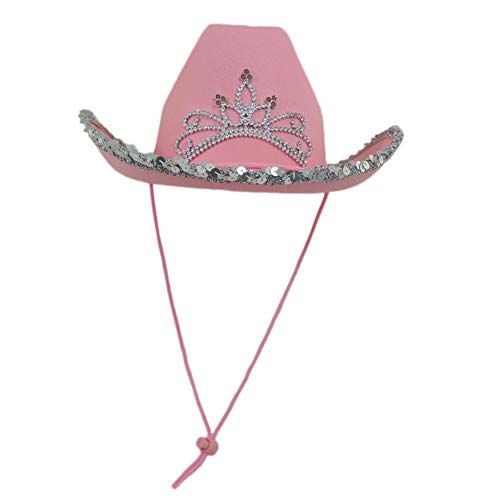Pink Light Up Rodeo Princess Hat