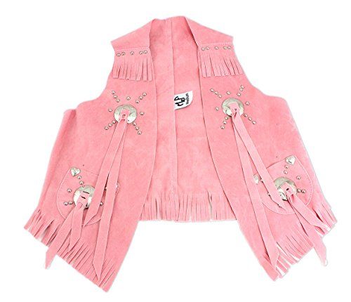 Girls' Pink Cowgirl Vest 