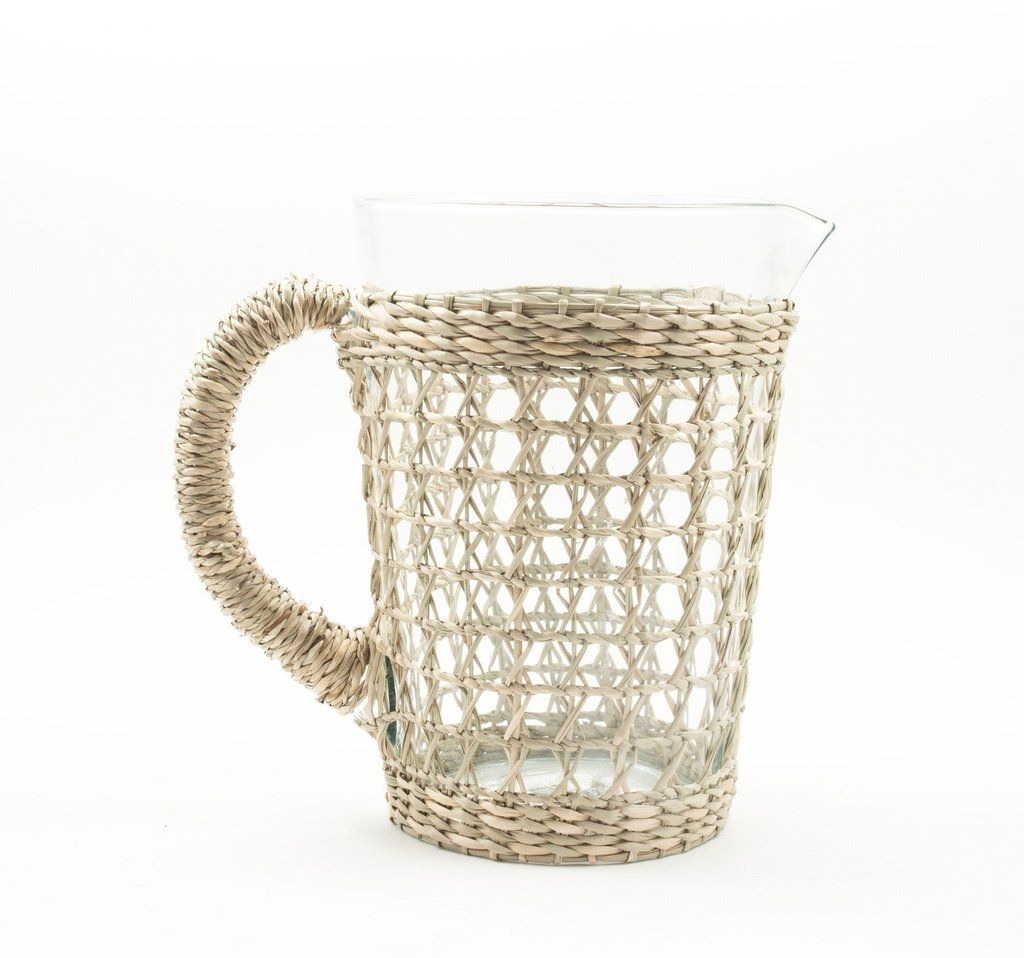 Seagrass Cage Pitcher