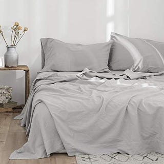 Simple & Opulence Belgian Linen Sheet Set Solid Color Simple & Opulence Belgian Linen Sheet Set Solid Color