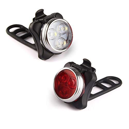 Super Bright DFRgj Bike Light Set 3 Modes Bicycle Light Front Torch 6000 Lumens Rechargeable Bicycle Light Waterproof LED Bicycle Headlights 