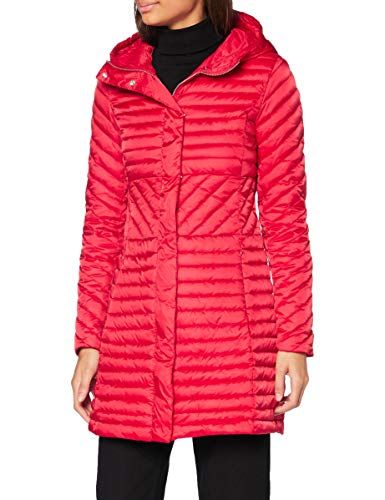 United Colors of Benetton 2ANW53633 Piumino Medio, Red 015, 40 Donna