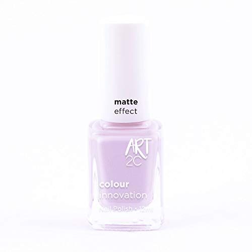 Art 2C So Innocent Matte Effect Nail Polish - Smalto per unghie effetto opaco, 12 ml, Colore MT39