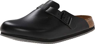 Birkenstock Boston Super Grip Black Leather Birkenstock Boston Super Grip Black Leather
