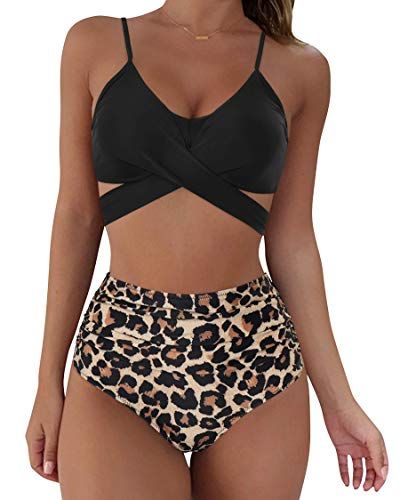 Trending Stylish Beach High Waist Animal Print Zipper Crop Top Plus Size  Two Piece Sport Swimsuit for Women - China Sexy Swimsuit and One Piece  Swimsuit price