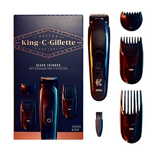 King C. Gillette Cordless Men’s Beard Trimmer Kit