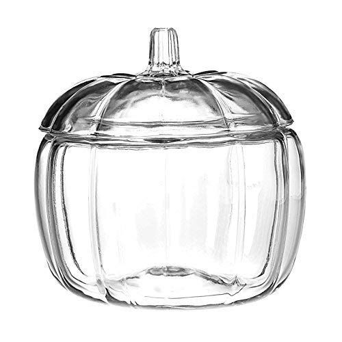 Glass Pumpkin Jar