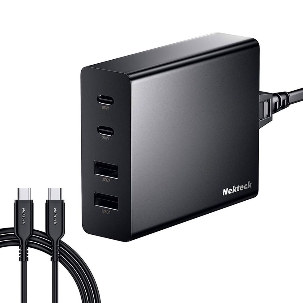 Anker PowerPort 4 Multi-device Wall Charger 4x USB-A  - Best Buy