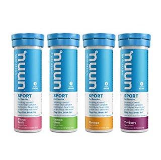 Nuun Sport Electrolyte Drink Tablets, Citrus Berry Mixed Box, 4 Tubes Nuun Sport Electrolyte Drink Tablets, Citrus Berry Mixed Box, 4 Tubes