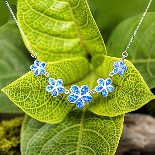 Sterling Silver Flower Necklace