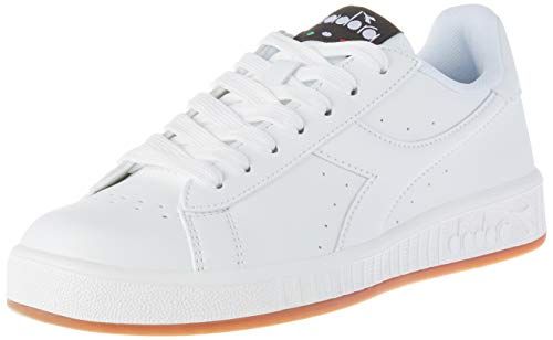 Sneakers bianche con logo Diadora a contrasto