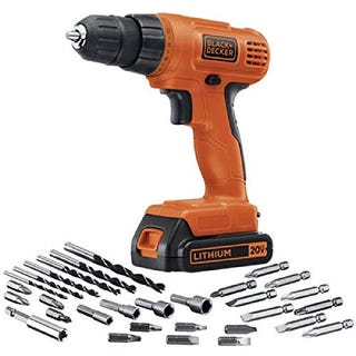 Black+Decker 20V Max Cordless Drill (30-piece set) Black+Decker 20V Max Cordless Drill (30-piece set)