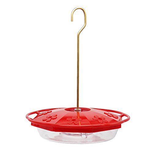 Twinkle Star 20-Ounce Hanging Hummingbird Feeder With 4 Feeding Ports 