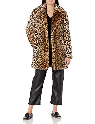 Faux-Fur Leopard Coat