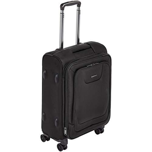 Expandable Softside Carry-On Spinner Luggage Suitcase