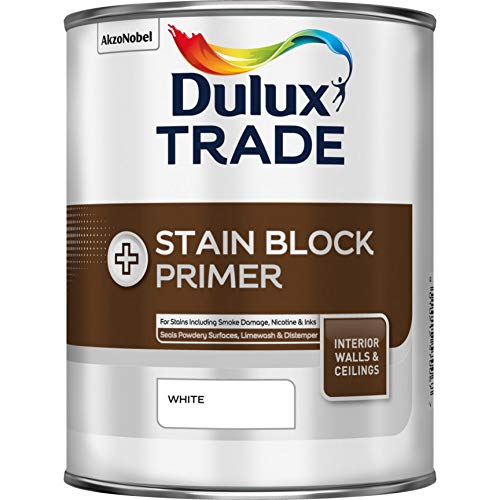 Dulux Trade 1L Satin Block White Primer 