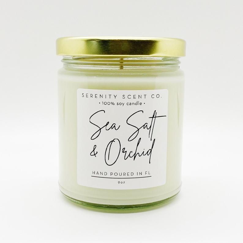 Sea Salt & Orchid Candle 