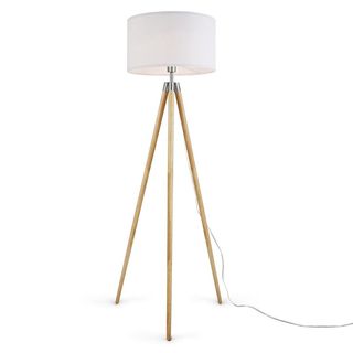 White/Natural Floor Lamp