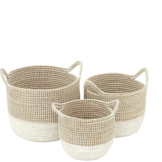 Corded Seagrass Baskets