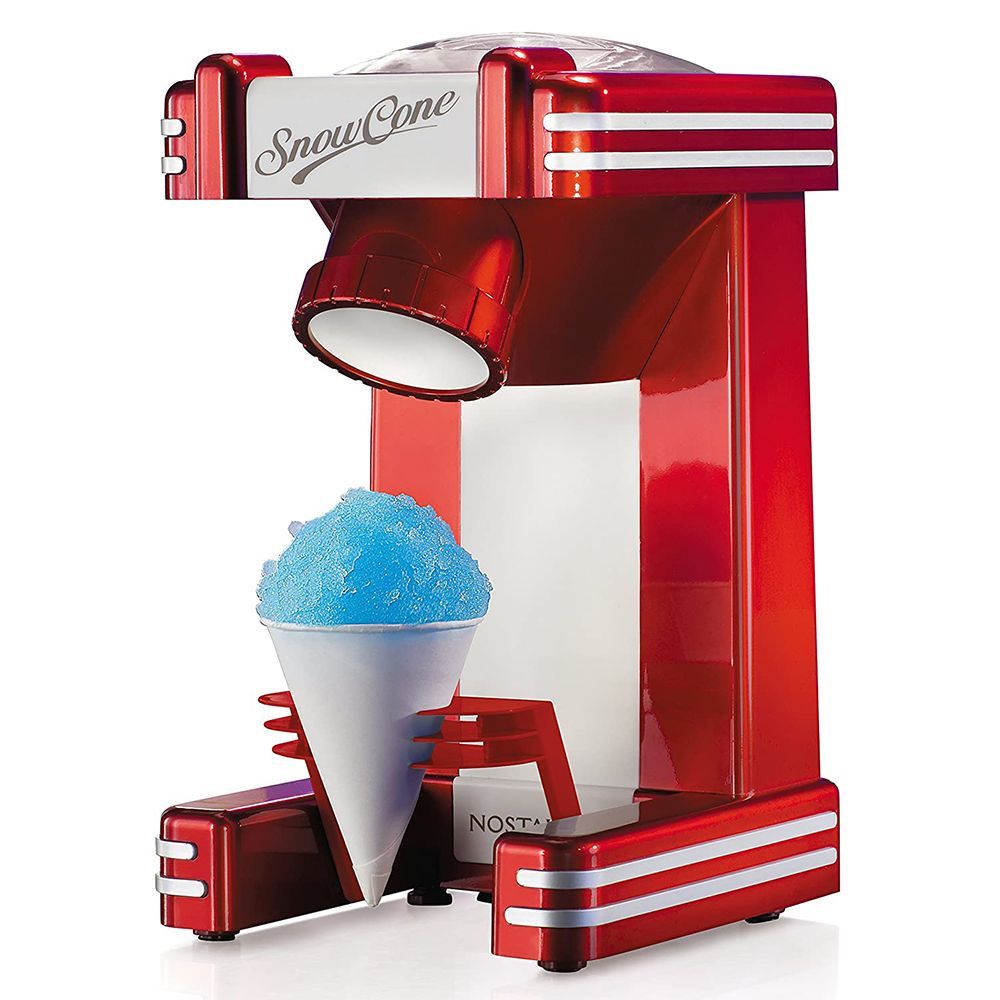 Slushies Crushed Ice American Originals EK2100AAR Snow Cone Maker Machine Makes Delicious Ice Treats Includes 20 Paper Cones 