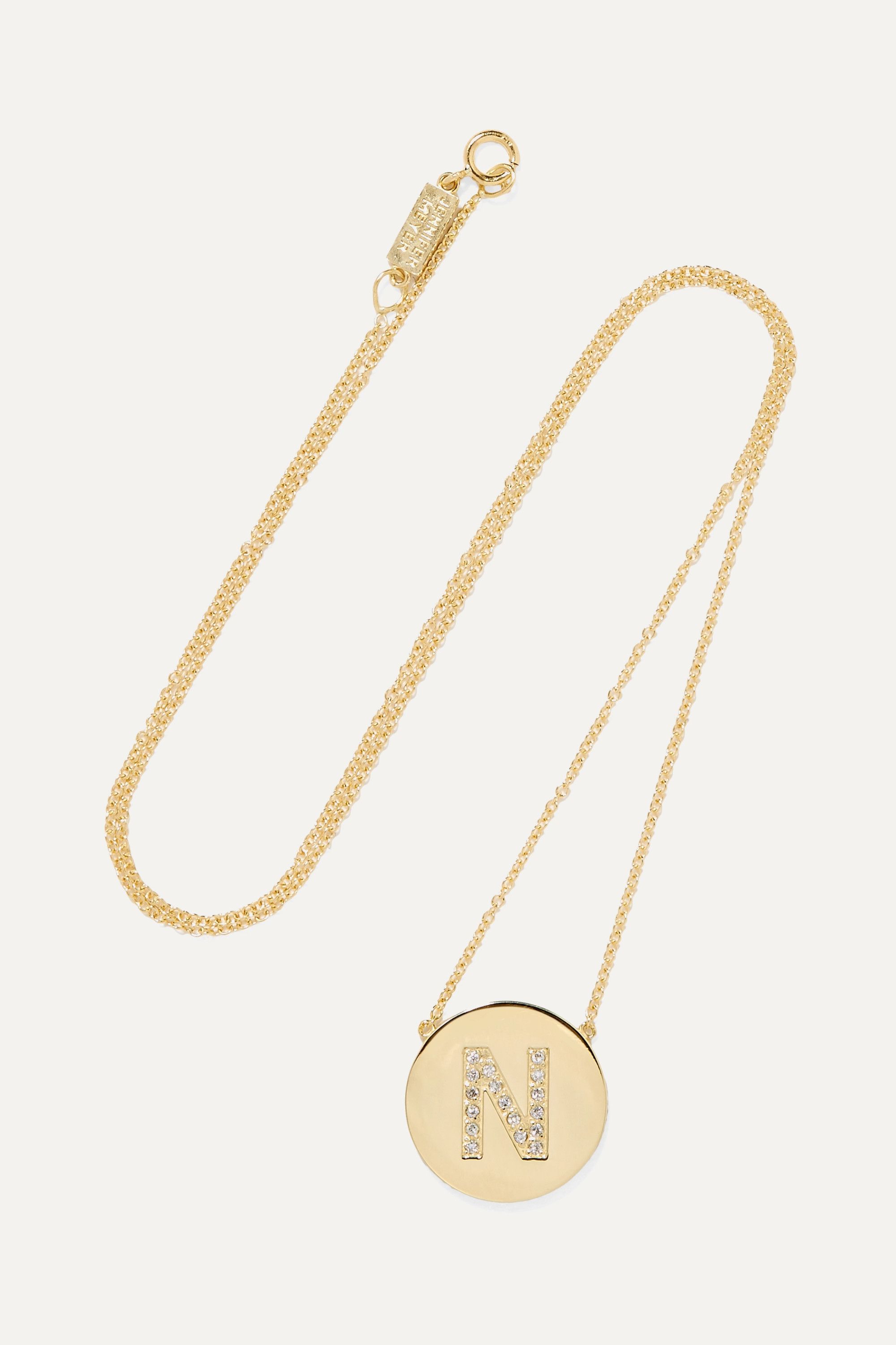 jennifer meyer monogram necklaces