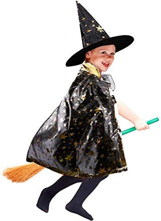 Witch Cloak with Hat 