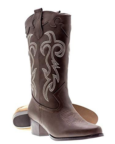 Canyon Trails Classic Pointed-Toe Cowboy Boots