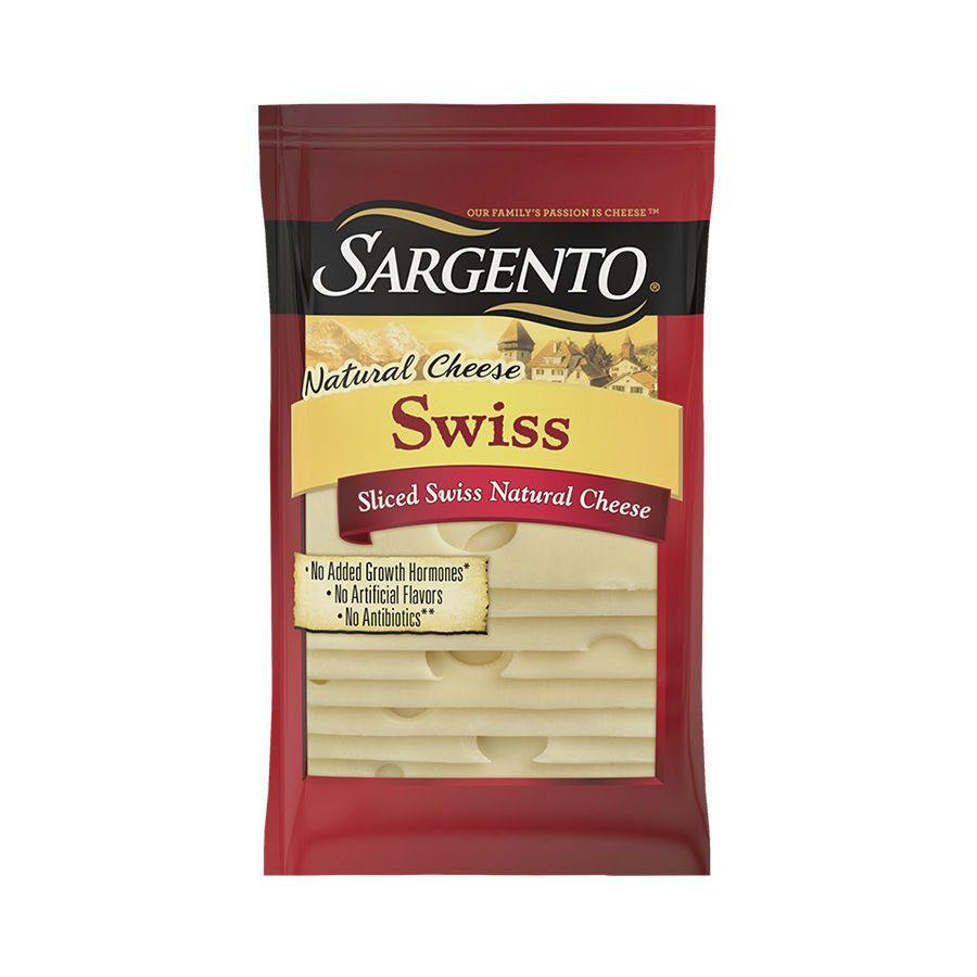 Sliced Swiss Natural Cheese