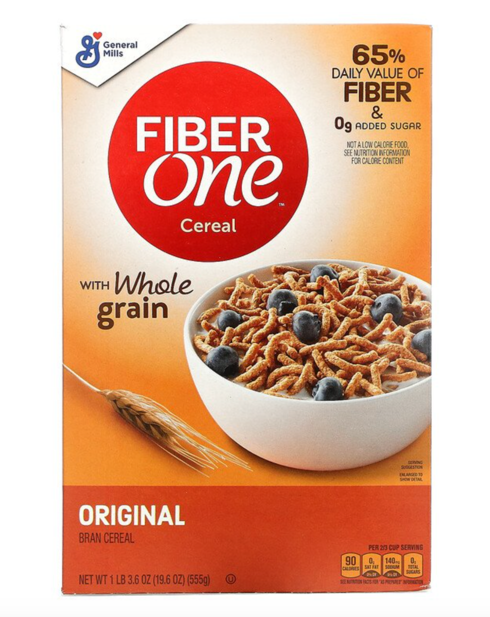 General Mills, Fiber One Cereal, Original Bran